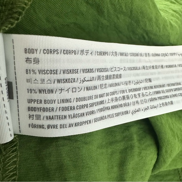 Abercrombie & Fitch Green One Shoulder Midi Dress Size XS NWT Fairycore - Picture 6 of 8